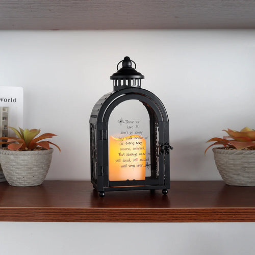 11'' High Memorial Lantern(Black)