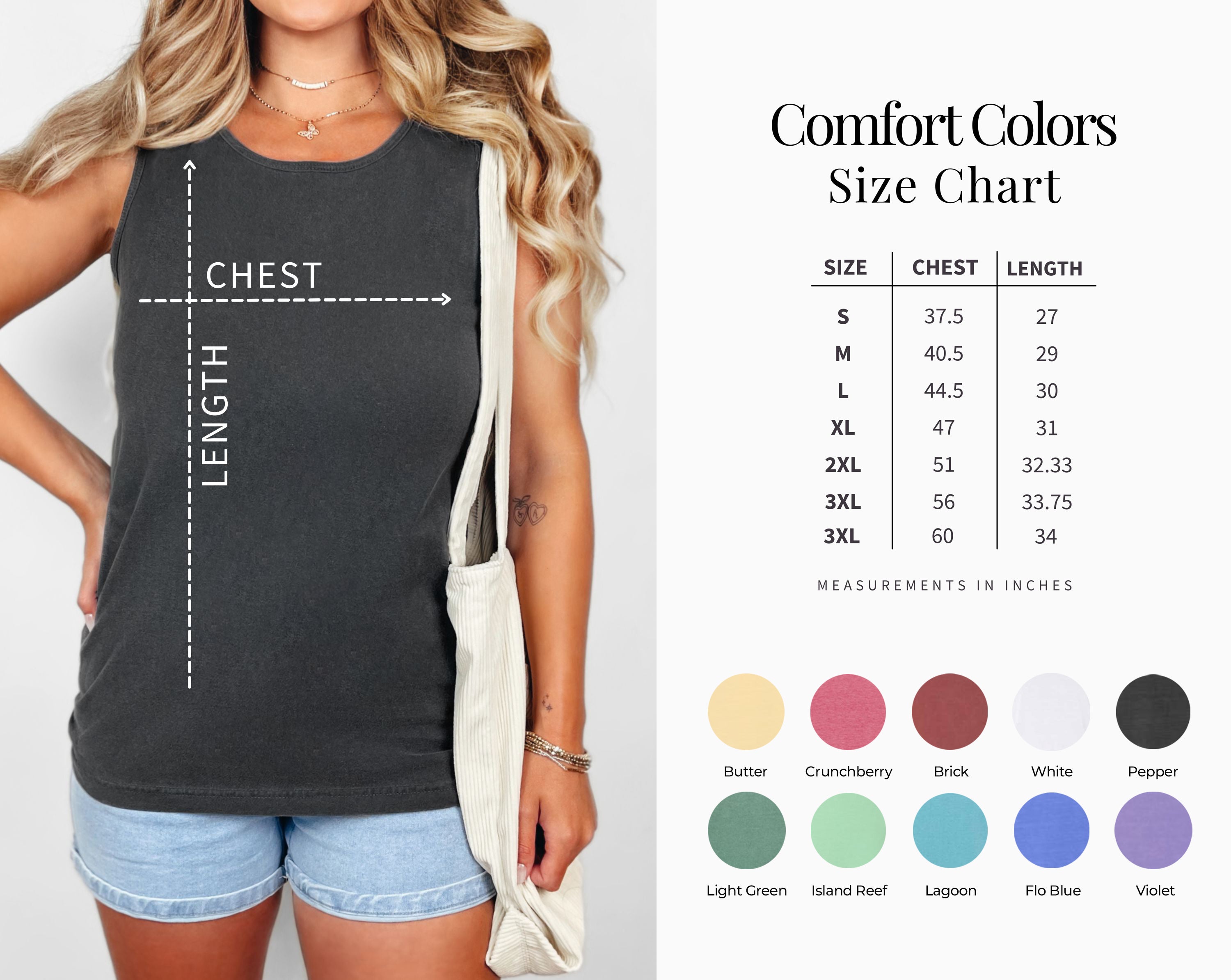 Moon Phase Comfort Colors Tank Top – Celestial Astrology Minimal Graphic