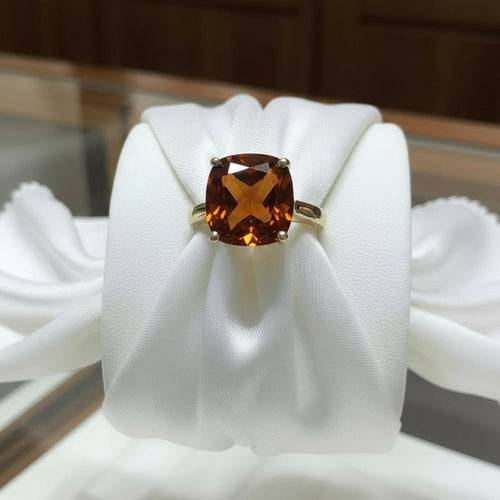 "Never Forgotten" Cushion Cut Cremation Ring Small 6x6mm