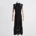 Embroidery Stitching Dress