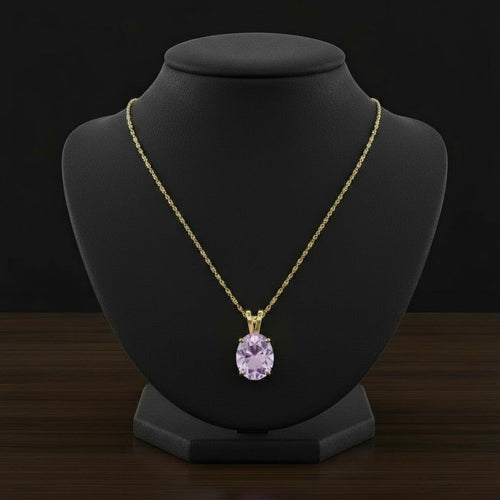 "Eternity" Oval Cremation Pendant 8x10mm