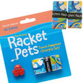 VALUE PACK - A Orange Octopus Racket Pet Tennis Dampener and Blue Overgrip Tape with a (Pack of 2) Replacement Overgrip Tape