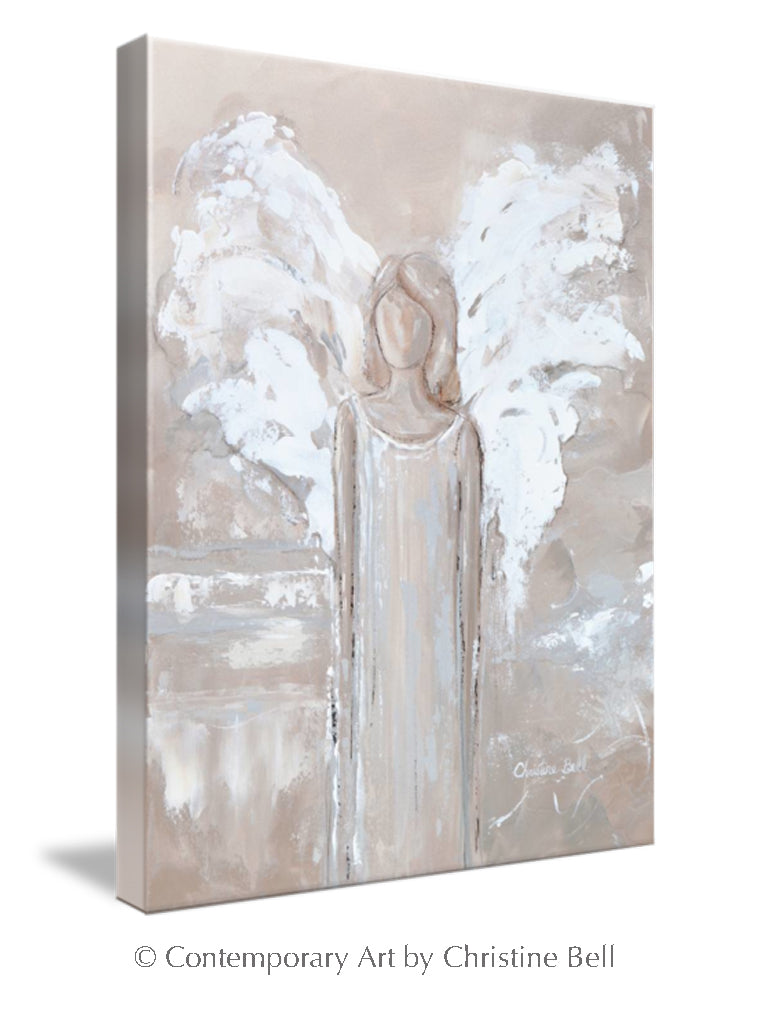 "Let Me Guide You" GICLEE PRINT ANGEL PAINTING