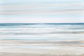 "Beach Walk II" GICLEE PRINT Coastal Abstract Painting, Light Blue, Grey, White
