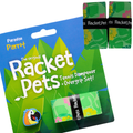 VALUE PACK - A Green Parrot Racket Pet Tennis Dampener and Green Overgrip Tape with a (Pack of 2) Replacement Overgrip Tape (Copy)