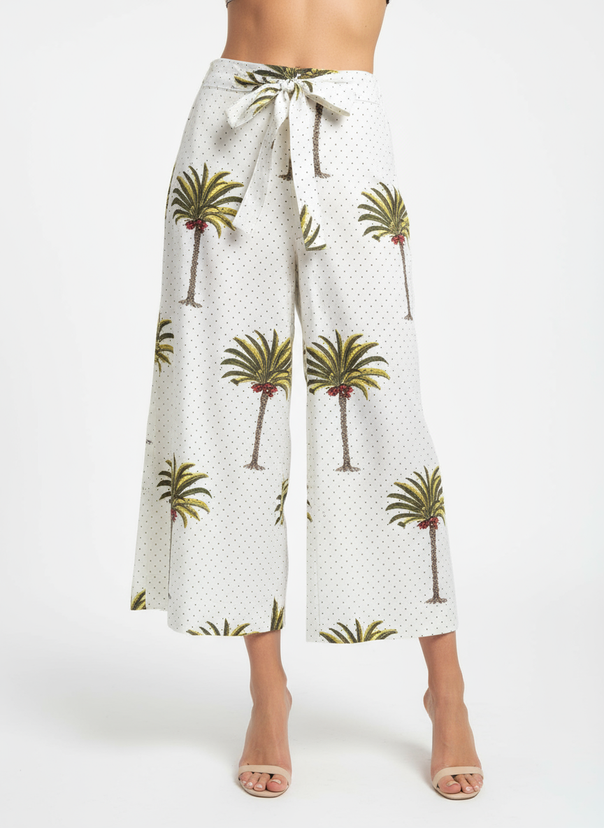 Resort Flow Pants | Green Palm
