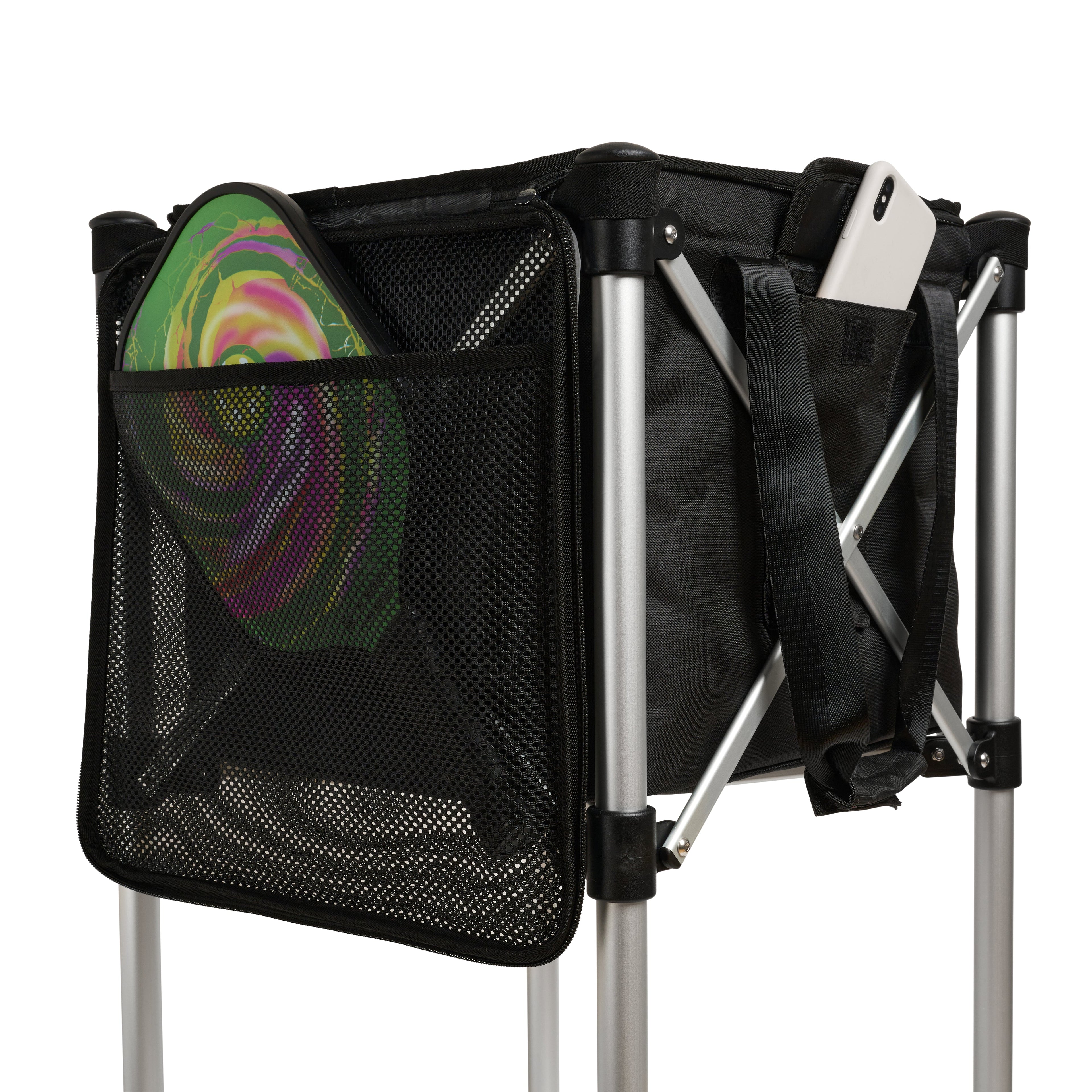 Ball Tote - Green Replacement Bag for Tennis and Pickleball Pro Teaching Cart