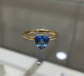 "Infinity" Trilliant Cut Cremation Ring Small 7mm