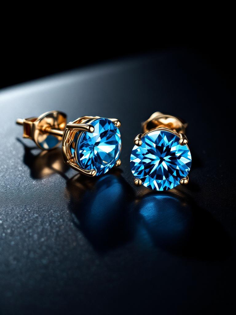 "Soothing Whispers" Portuguese Cut Pierced Cremation Earrings 5mm