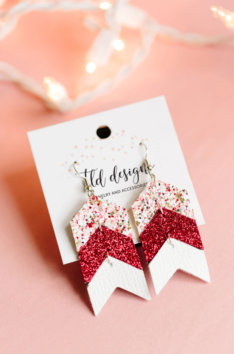 Candy Cane Triple Arrows