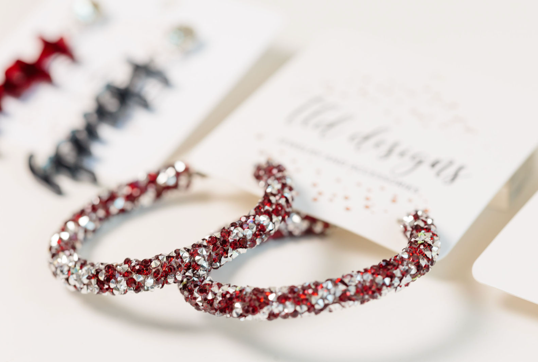 Burgundy Hoops