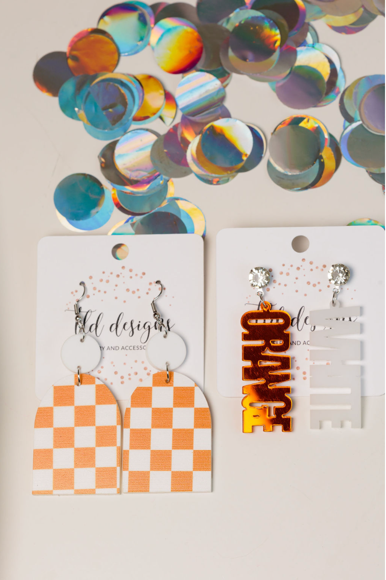 Orange and White Game Day Collection