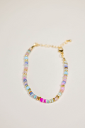 Light pastel adjustable bracelet