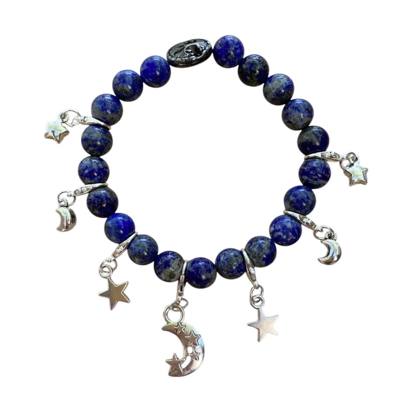 Celestial Charms - Moon with Face 3D Charm