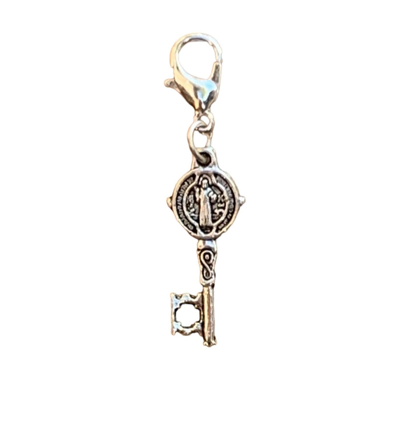 Spiritual Charms - St. Benedict Key Charm