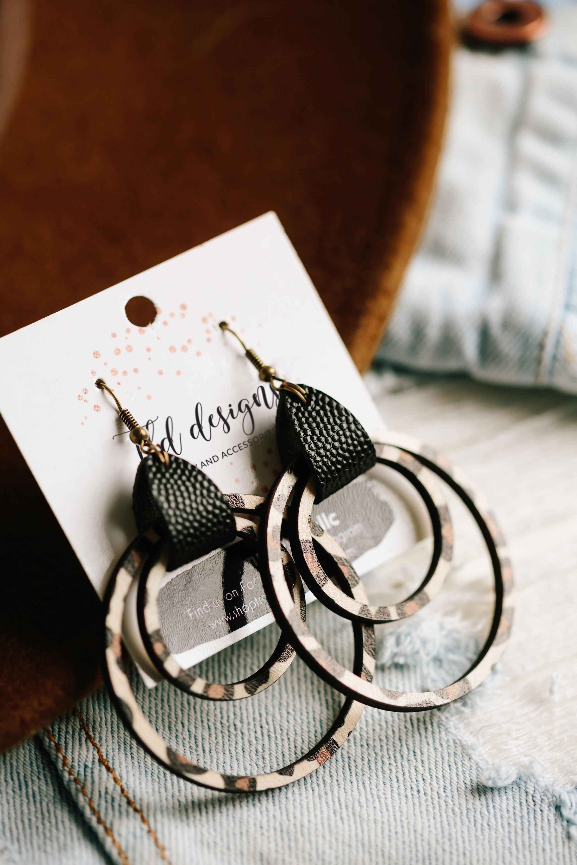 Printed Wood: Double Hoops