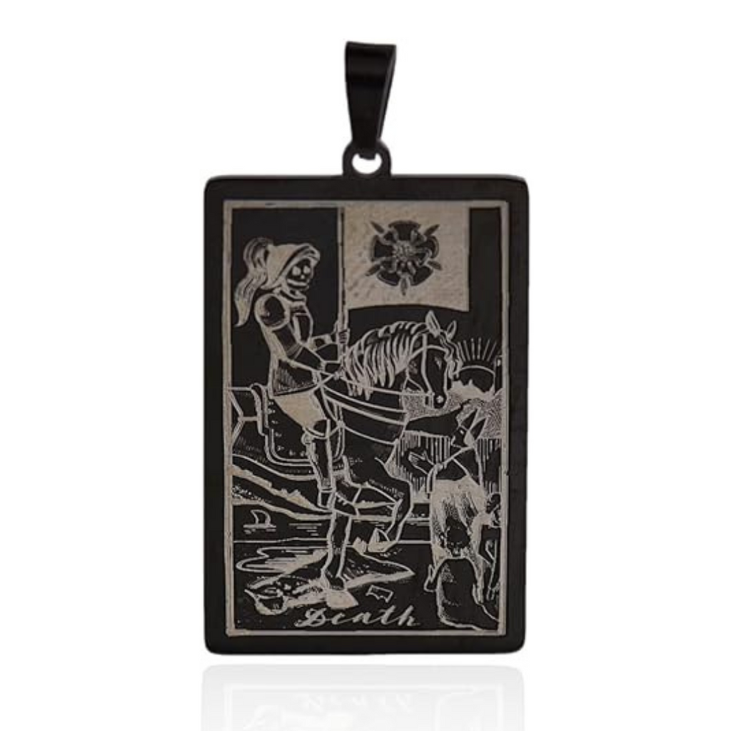 Tarot Card Necklaces - Black Plated HD
