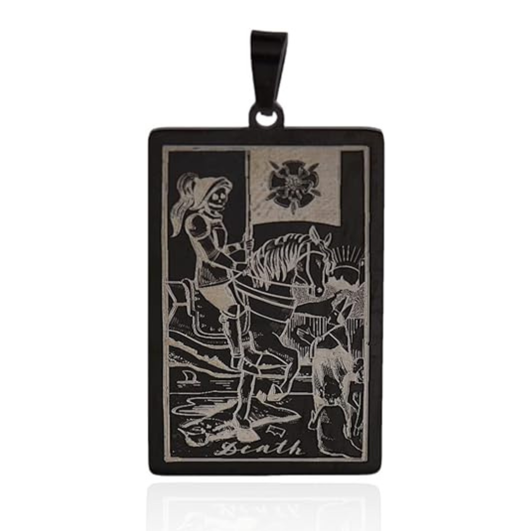 Tarot Card Necklaces - Black Plated HD