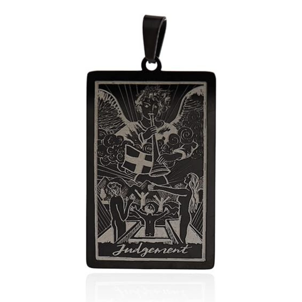 Tarot Card Necklaces - Black Plated HD
