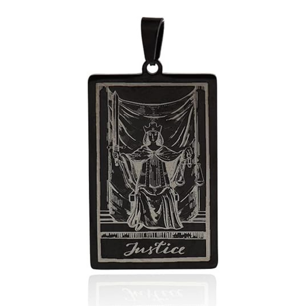 Tarot Card Necklaces - Black Plated HD