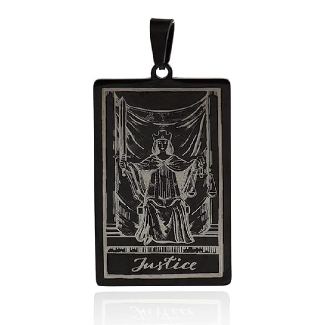 Tarot Card Necklaces - Black Plated HD