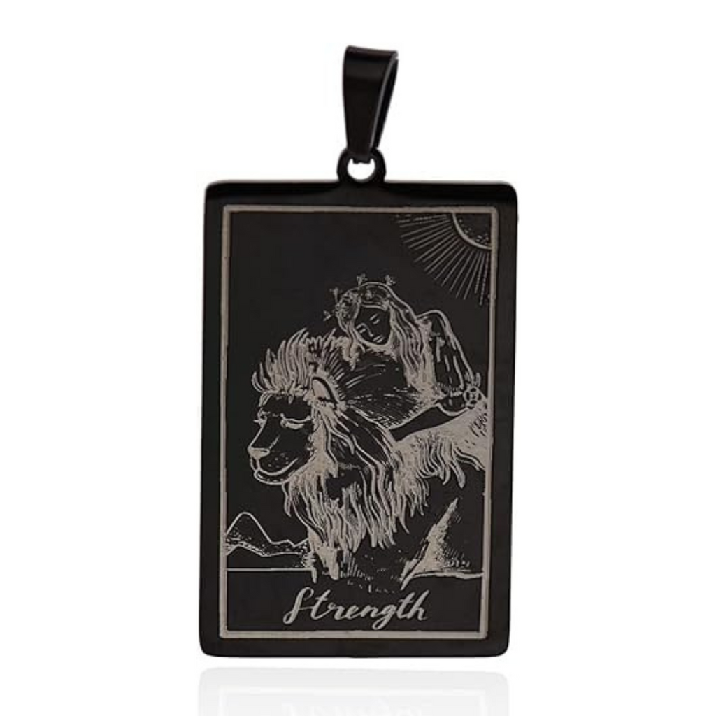 Tarot Card Necklaces - Black Plated HD