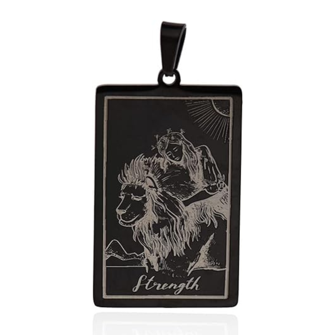 Tarot Card Necklaces - Black Plated HD