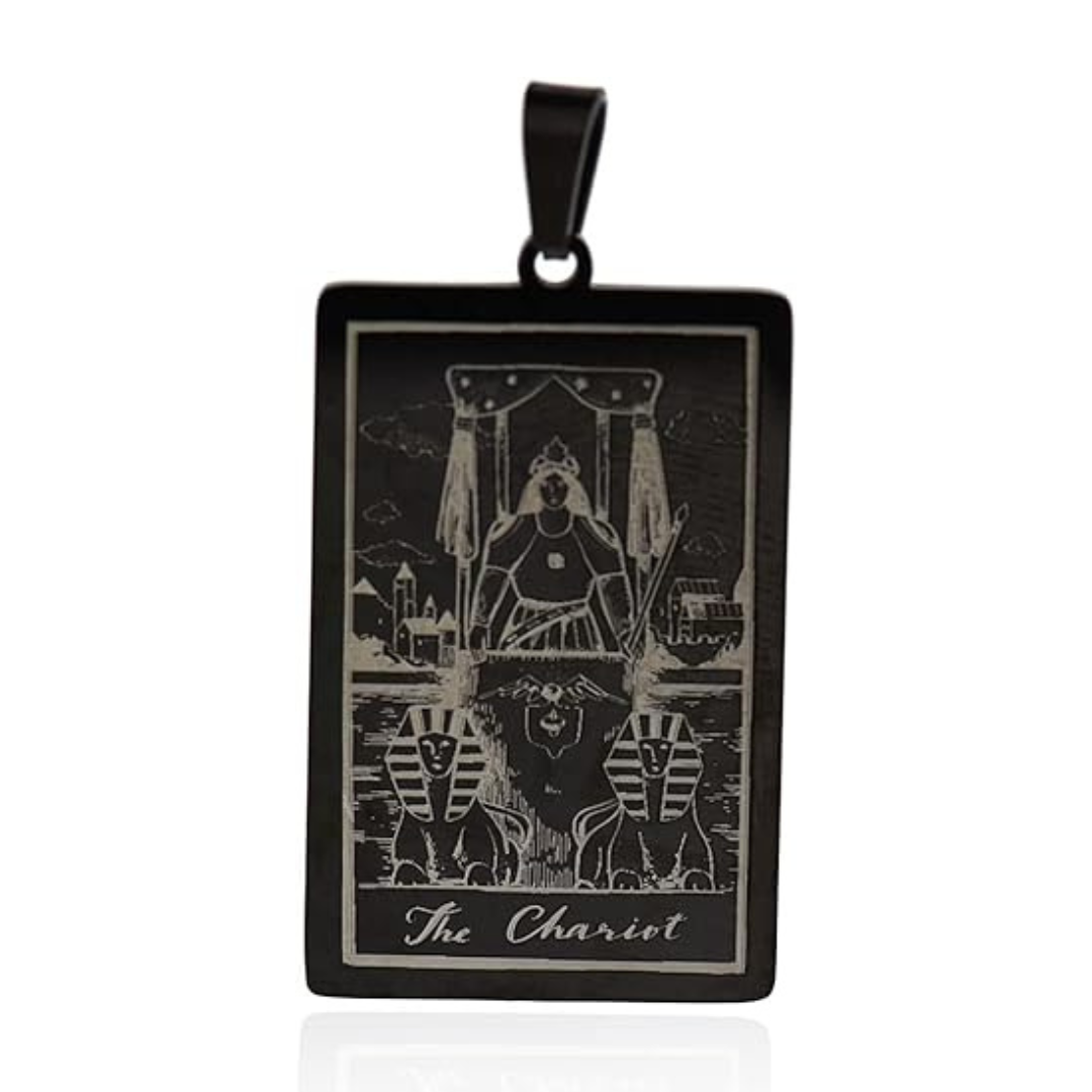 Tarot Card Necklaces - Black Plated HD