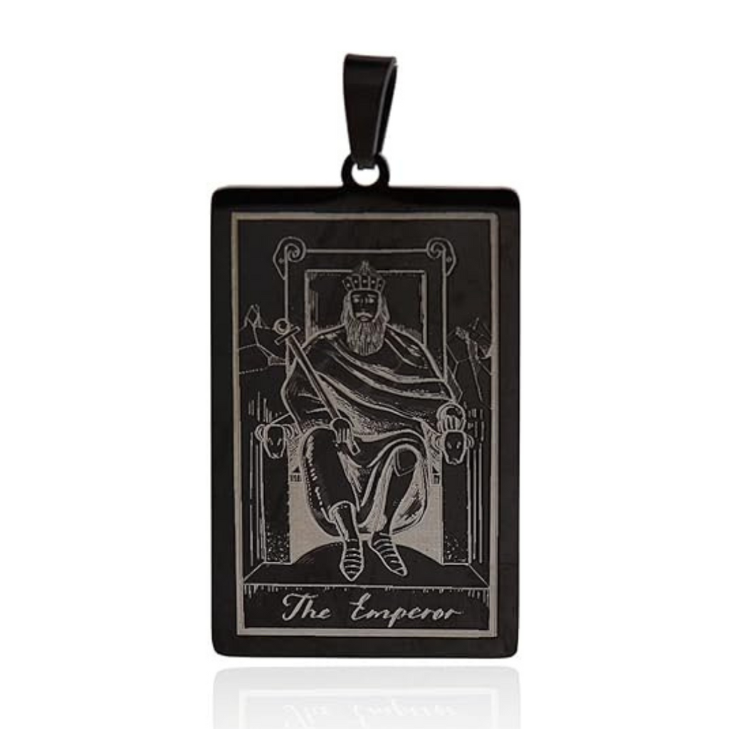 Tarot Card Necklaces - Black Plated HD