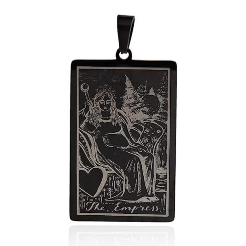 Tarot Card Necklaces - Black Plated HD