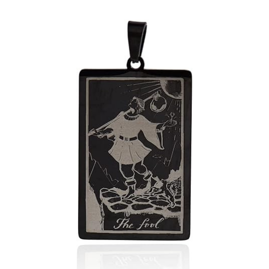 Tarot Card Necklaces - Black Plated HD