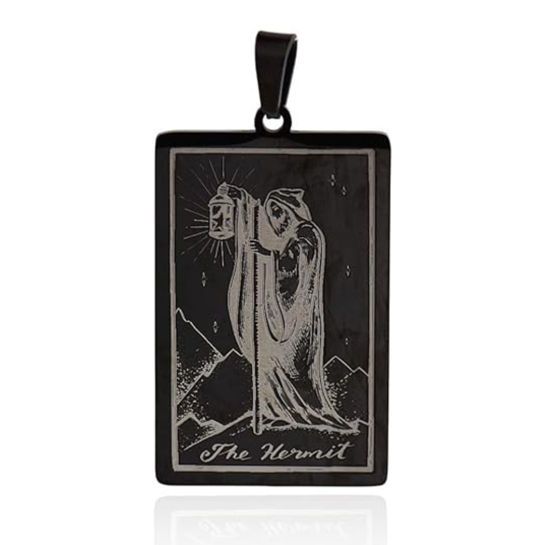 Tarot Card Necklaces - Black Plated HD