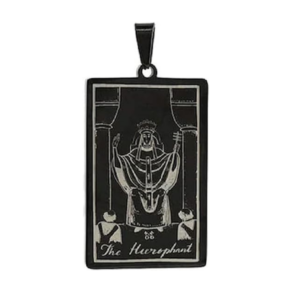 Tarot Card Necklaces - Black Plated HD