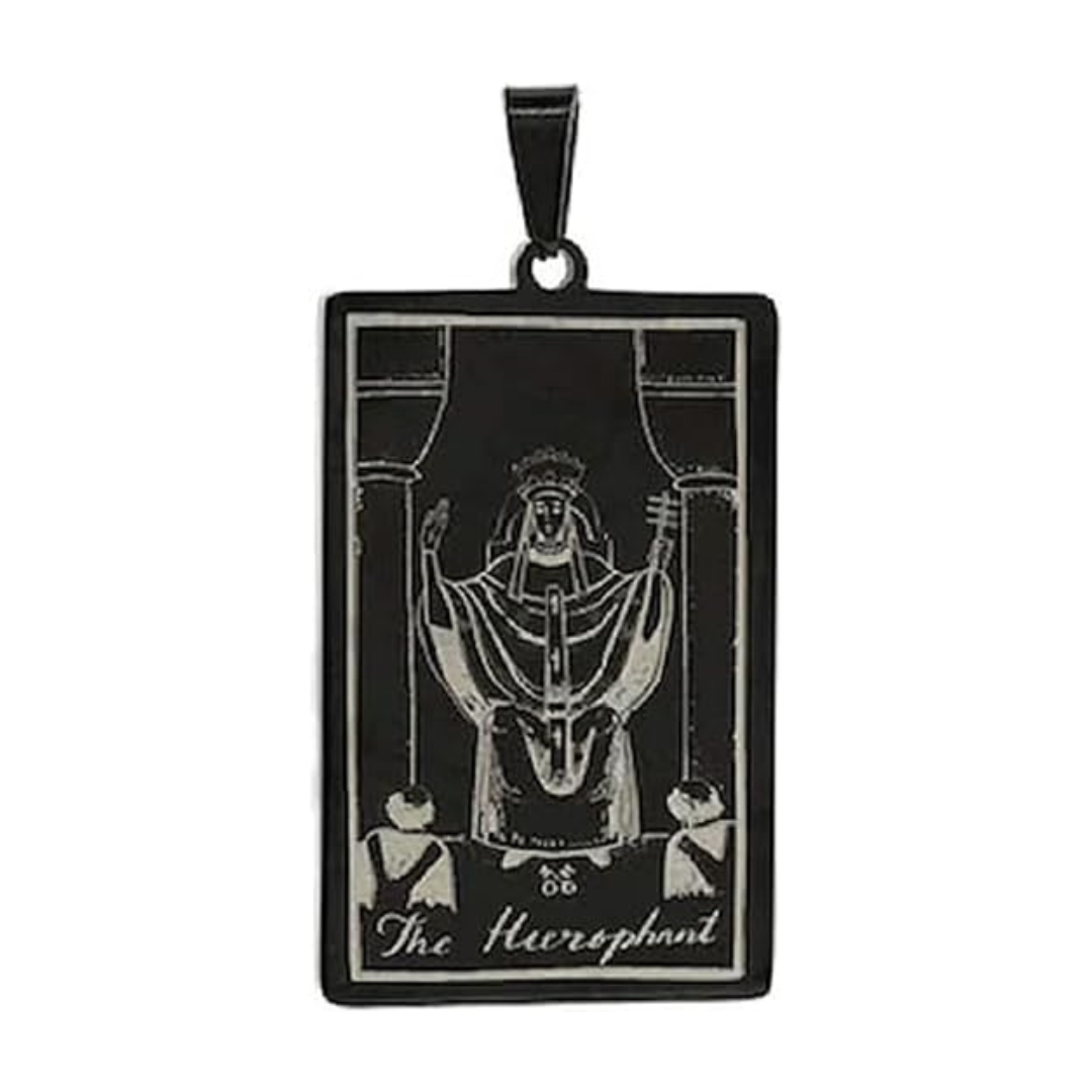Tarot Card Necklaces - Black Plated HD