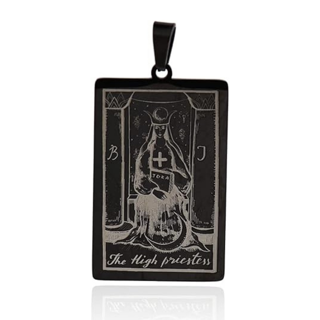 Tarot Card Necklaces - Black Plated HD