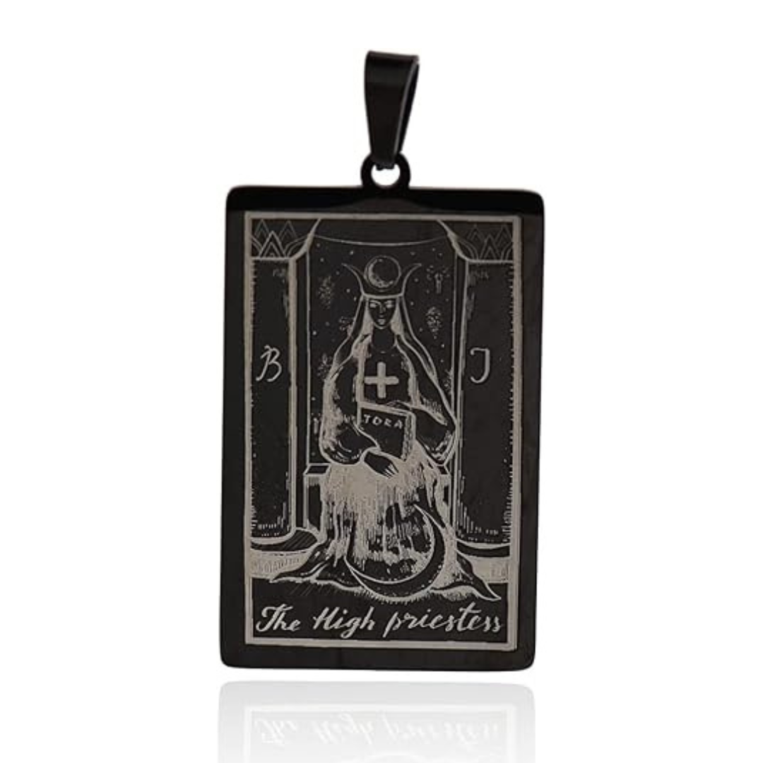 Tarot Card Necklaces - Black Plated HD