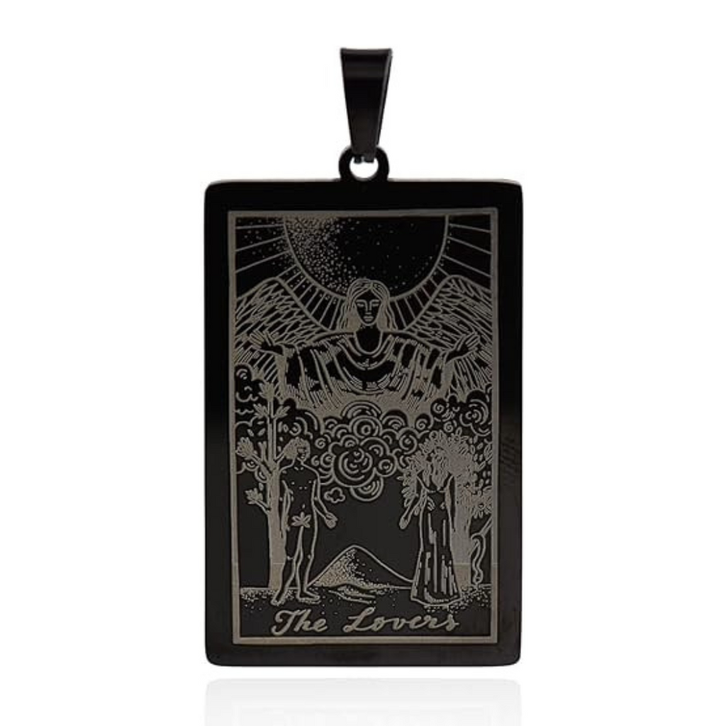 Tarot Card Necklaces - Black Plated HD
