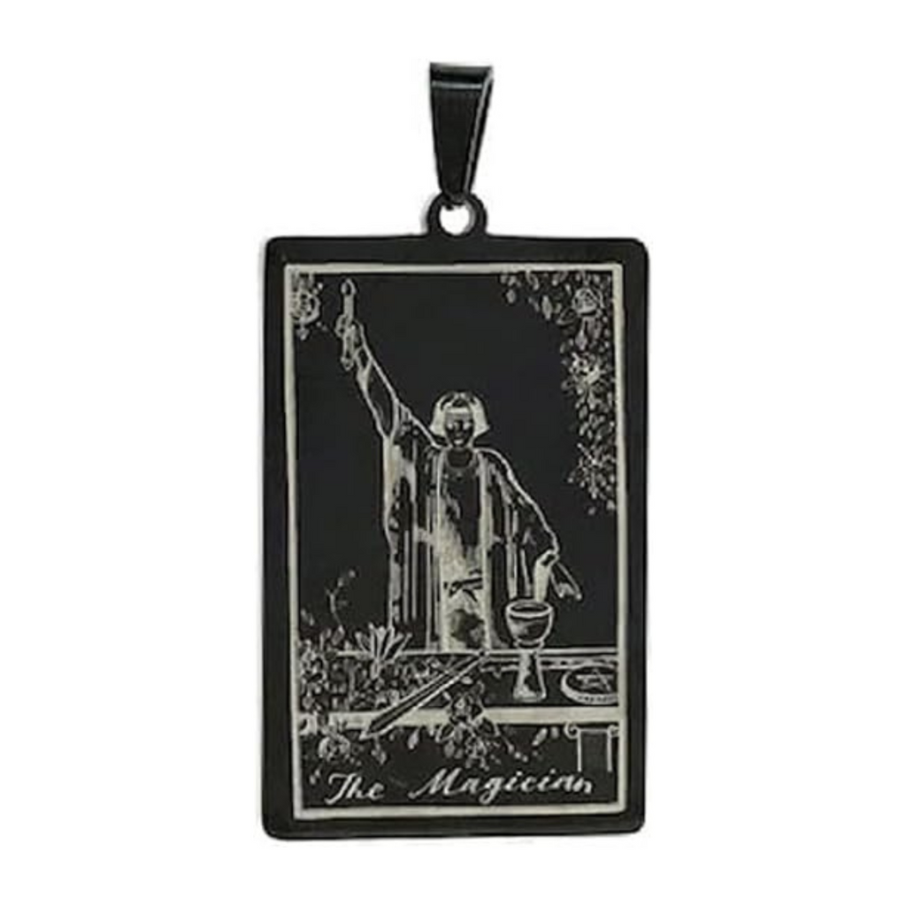 Tarot Card Necklaces - Black Plated HD