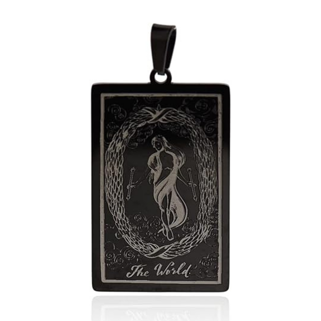 Tarot Card Necklaces - Black Plated HD