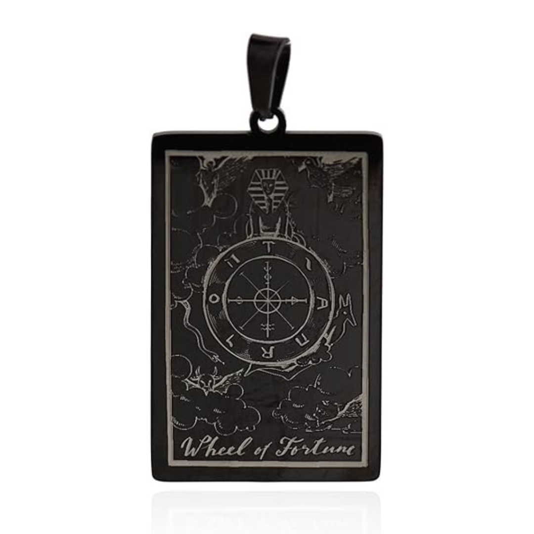 Tarot Card Necklaces - Black Plated HD