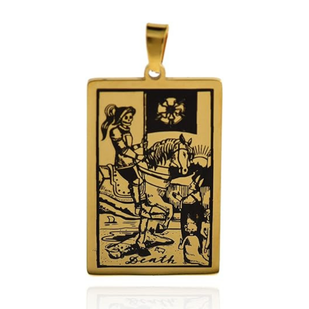 Tarot Card Necklaces - Gold Colored HD