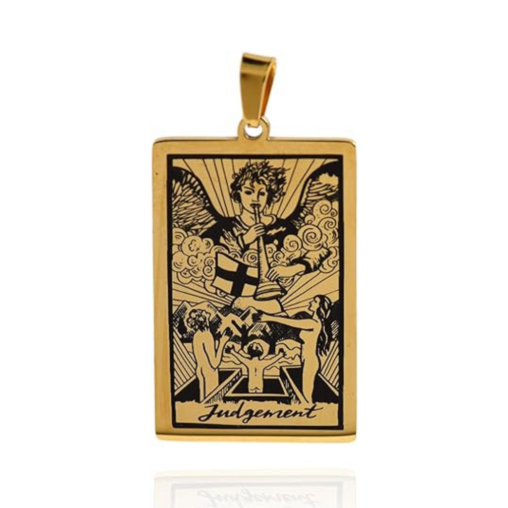Tarot Card Necklaces - Gold Colored HD