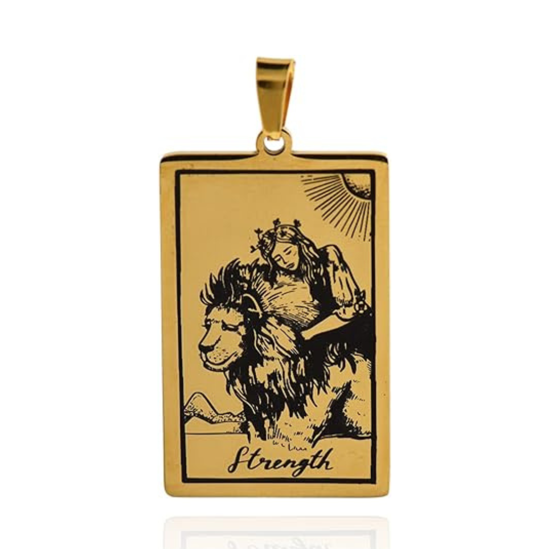 Tarot Card Necklaces - Gold Colored HD