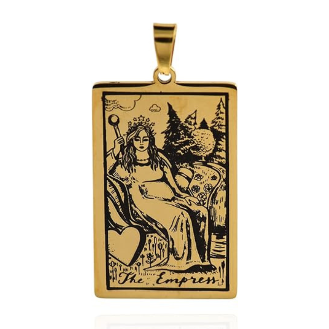 Tarot Card Necklaces - Gold Colored HD