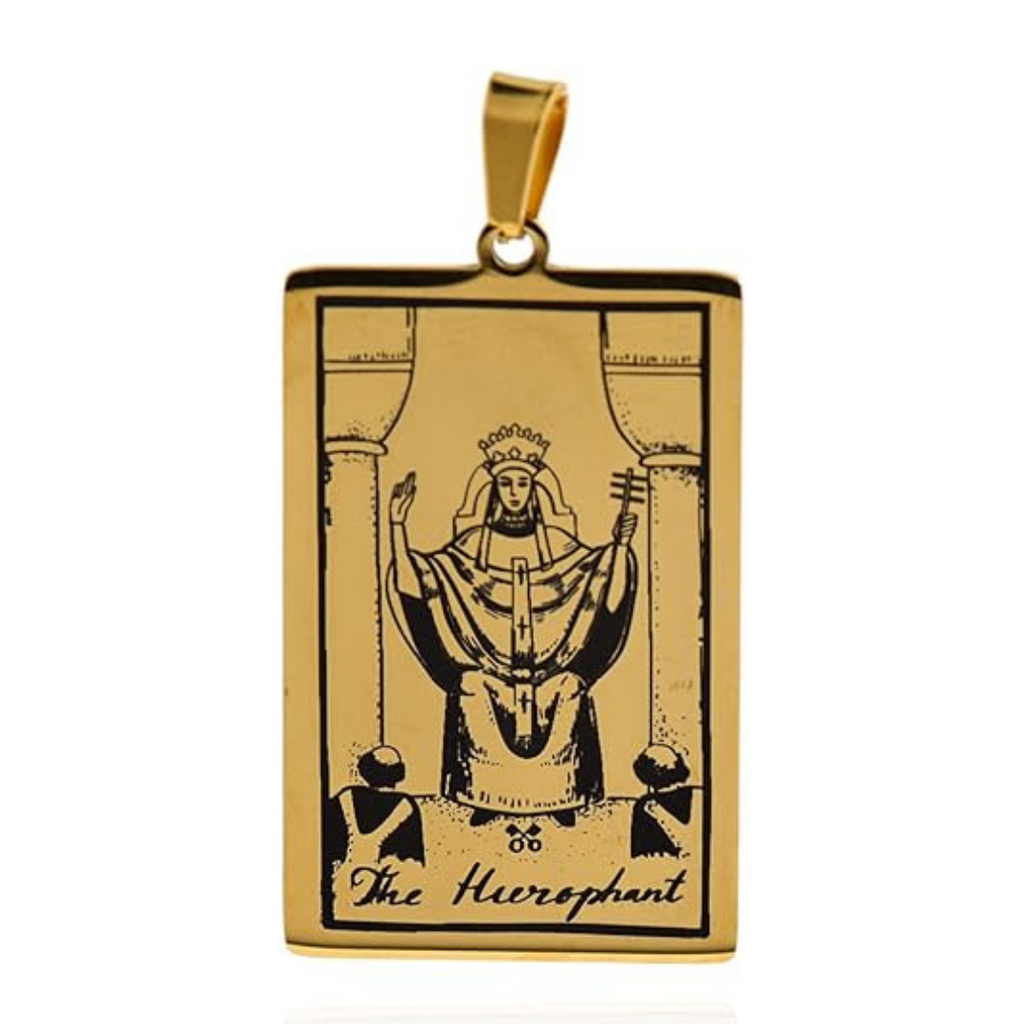Tarot Card Necklaces - Gold Colored HD