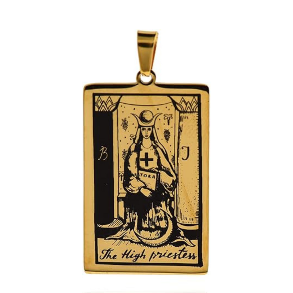 Tarot Card Necklaces - Gold Colored HD