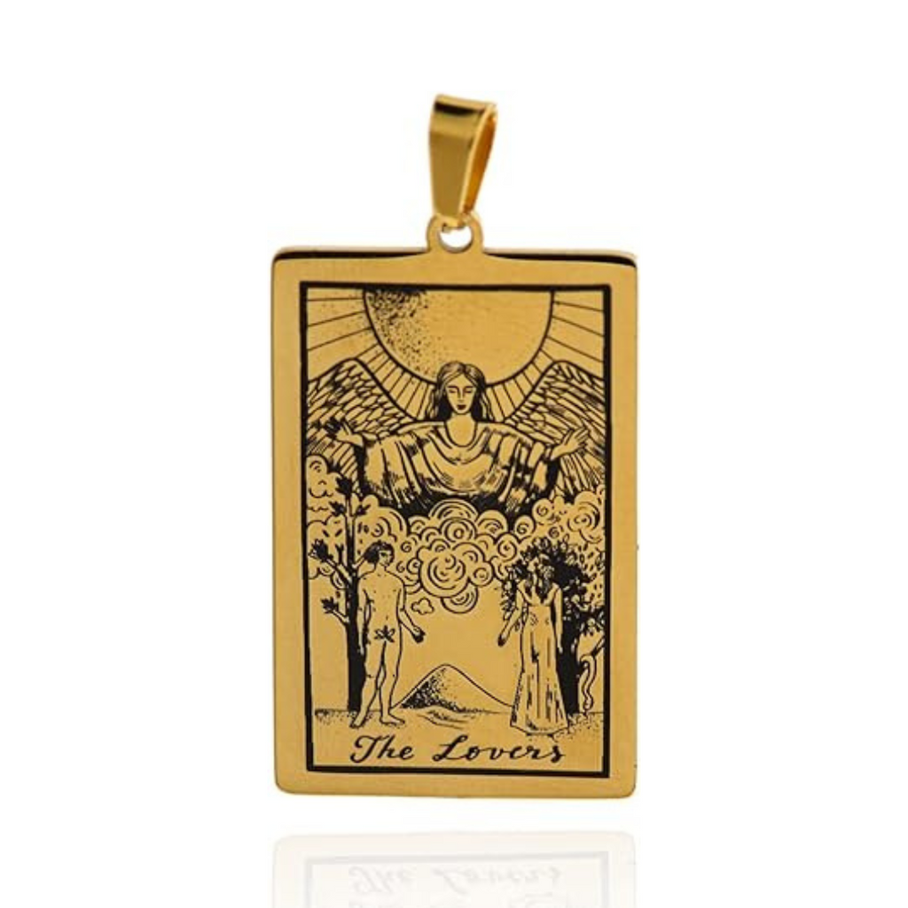 Tarot Card Necklaces - Gold Colored HD