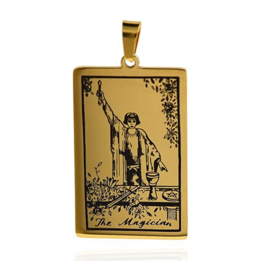 Tarot Card Necklaces - Gold Colored HD