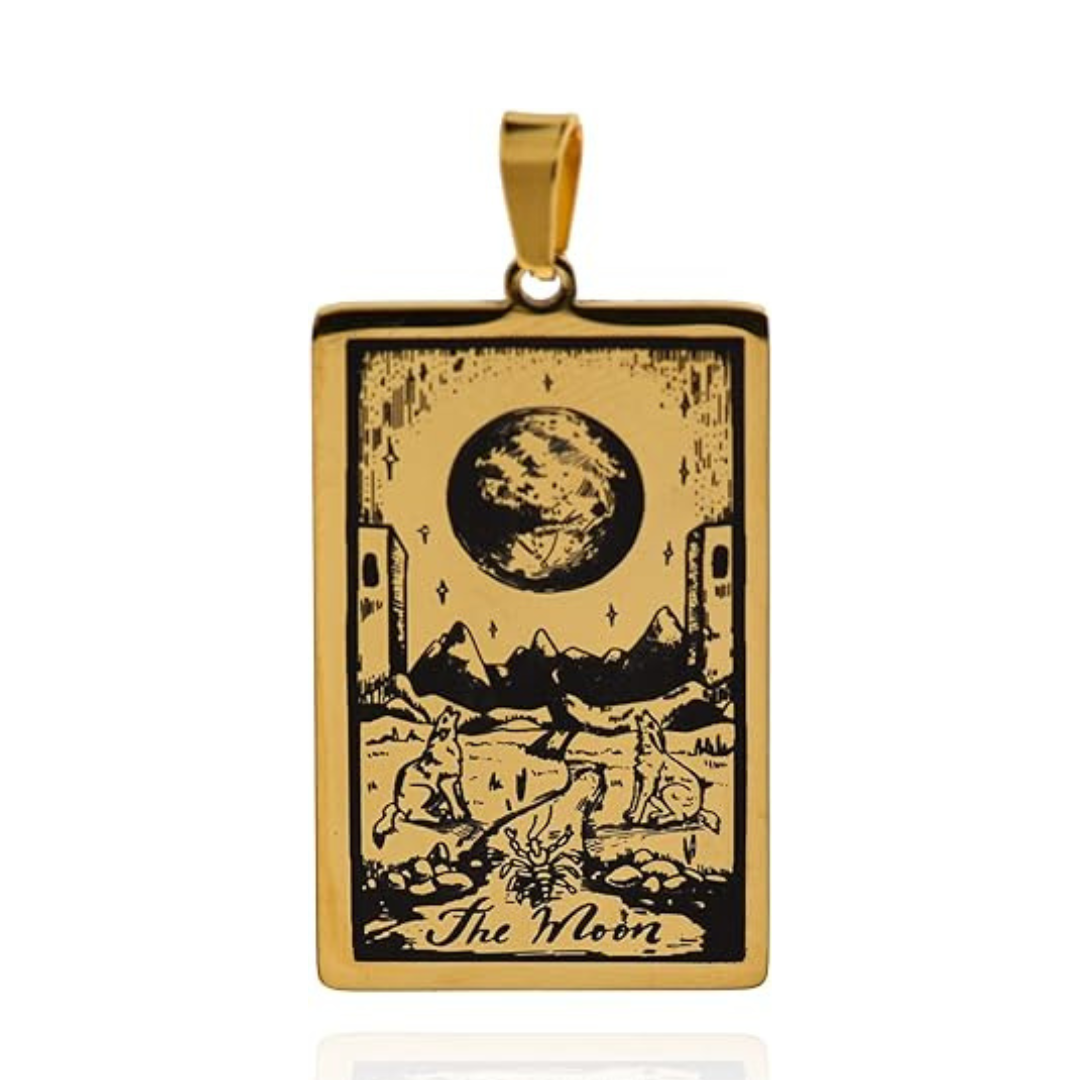 Tarot Card Necklaces - Gold Colored HD