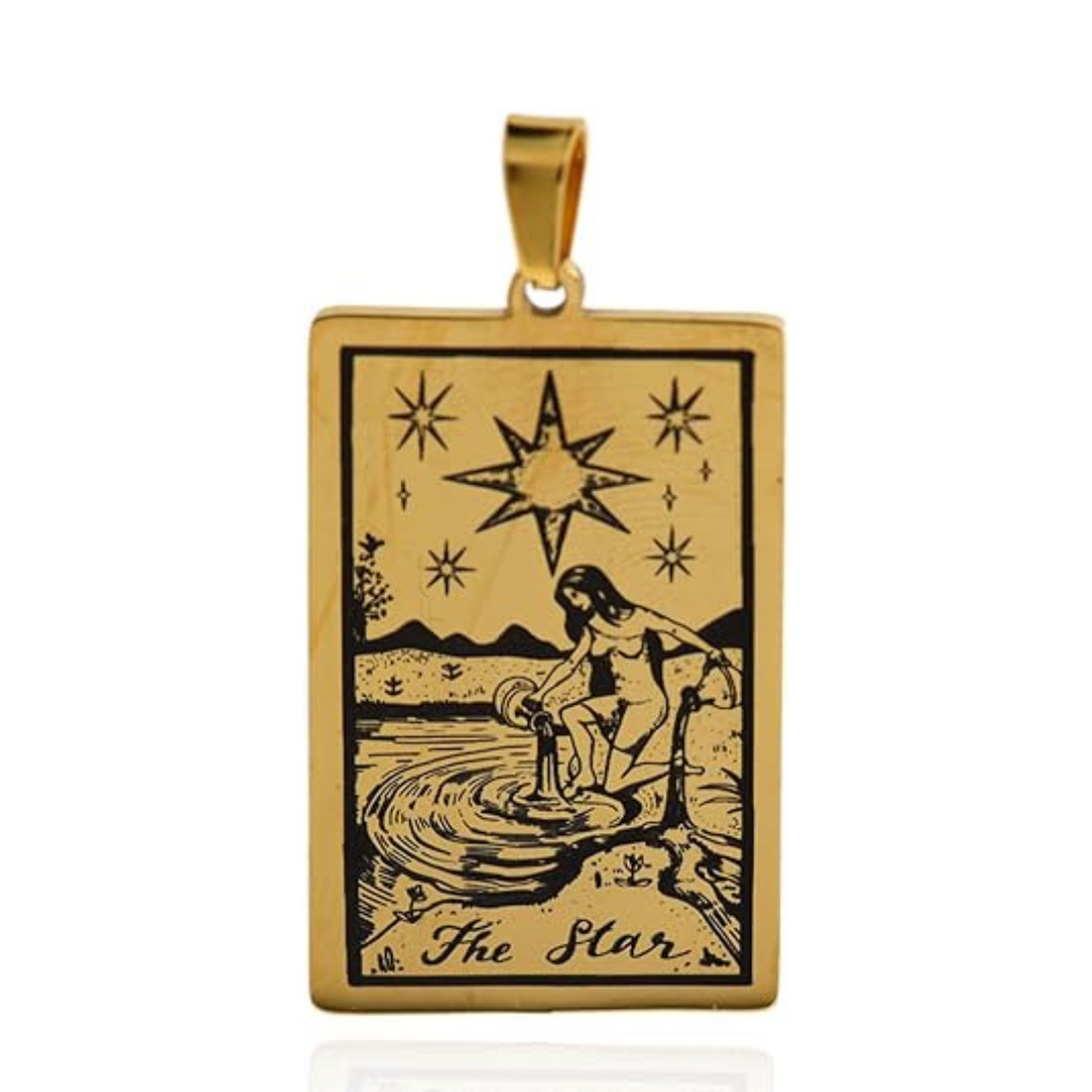 Tarot Card Necklaces - Gold Colored HD
